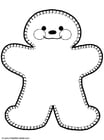 Coloring pages Gingerbread Man