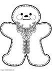 Coloring pages Gingerbread Man