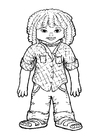 Coloring pages girl