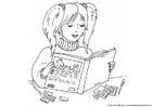 Coloring pages girl