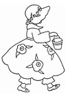 Coloring pages girl