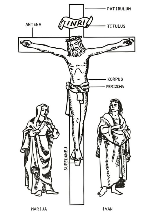 Coloring page Good Friday