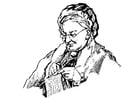 Coloring pages Grandmother