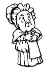 Coloring pages grandmother