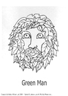 Coloring pages Green Man