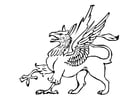 Coloring page griffin