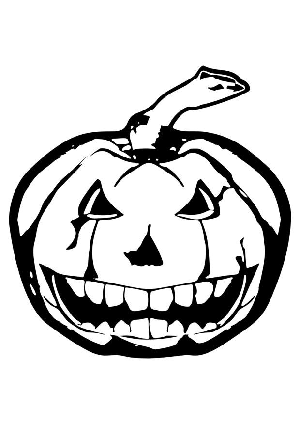 Coloring page halloween