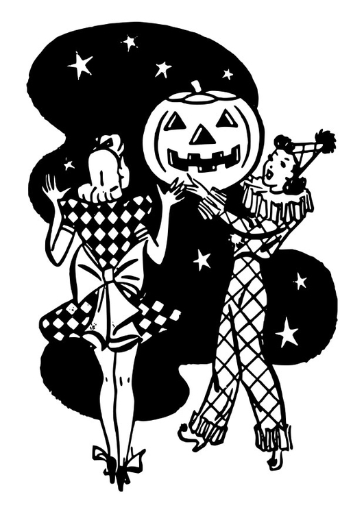 Coloring page Halloween