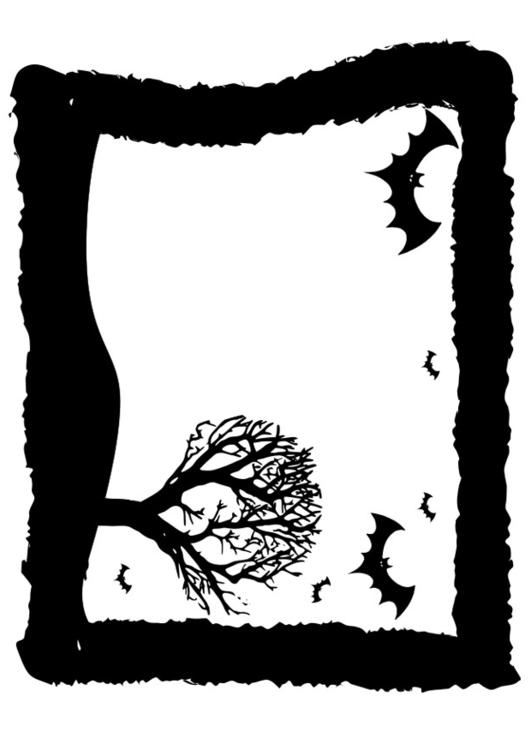 Halloween frame