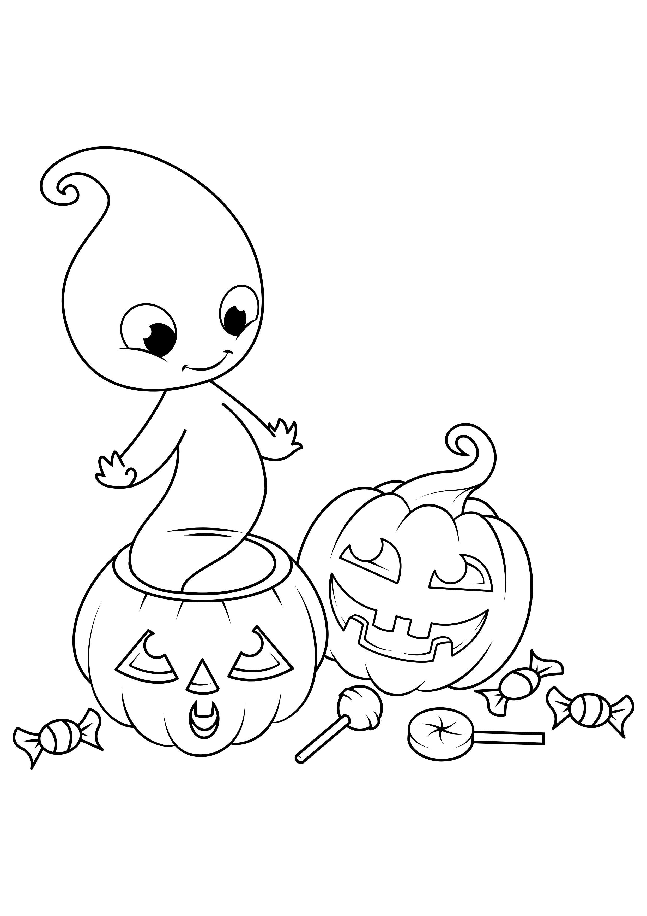 Halloween para colorir