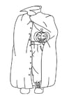 Coloring page halloween ghost