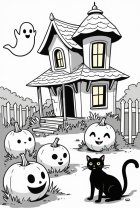 Halloween haunted house