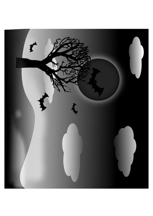 Halloween landscape