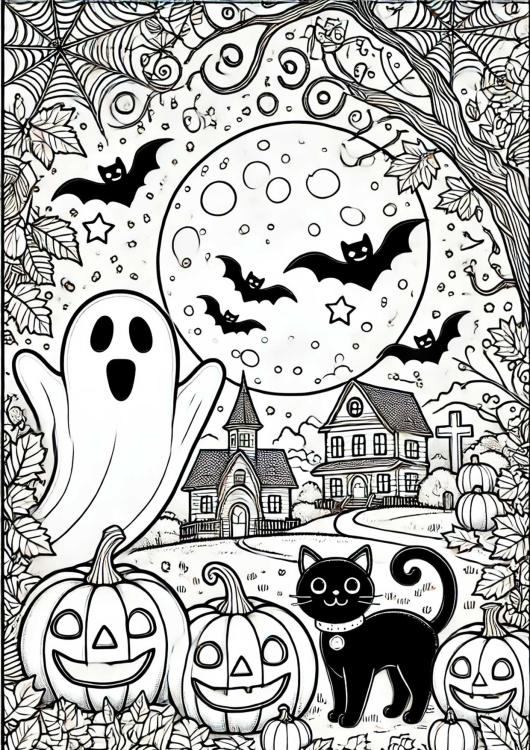 Halloween landscape