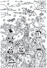 Coloring page Halloween