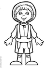 Coloring pages Hans