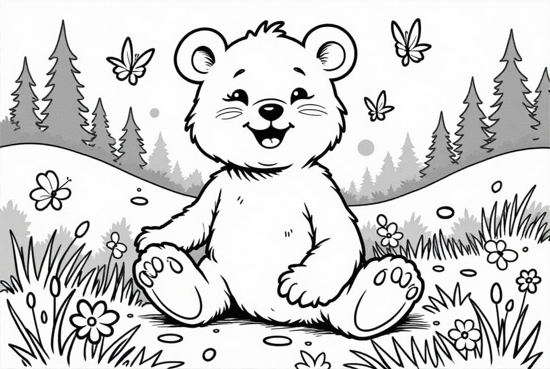 happy bear