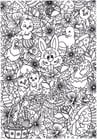 Coloring page Happy Easter