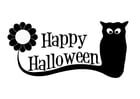 Coloring page Happy Halloween