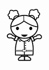 coloring-page happy