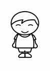coloring-page happy