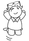 Coloring pages happy