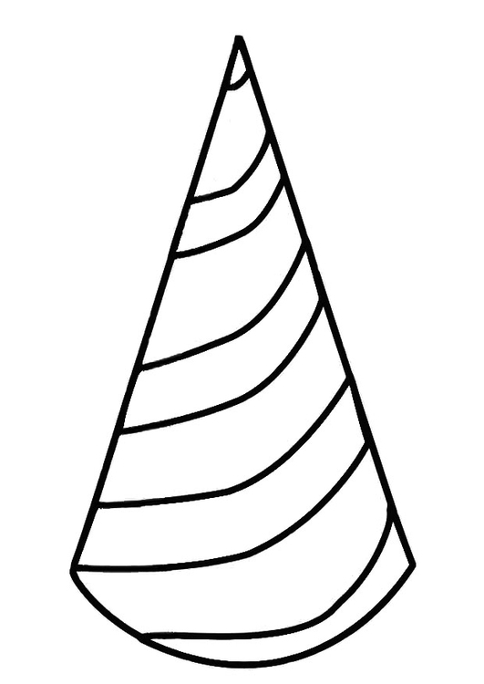 Coloring page hat