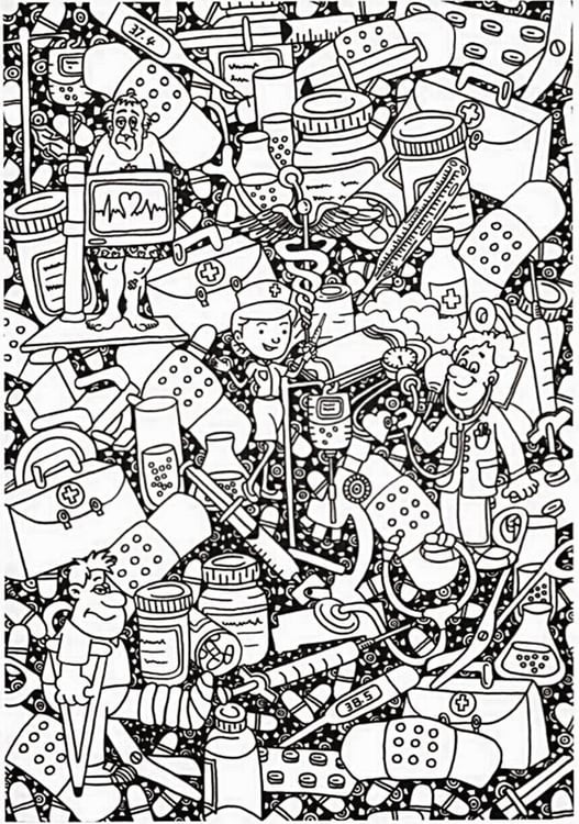 CU Coloring Pages, Health & Wellness Services