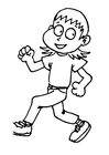 Coloring page healthy