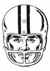 Coloring pages helmet - American Football