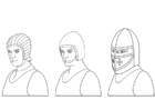 Coloring pages helmets