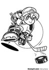 Coloring pages hockey