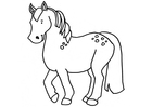 Coloring page Horse