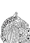 Coloring pages horse