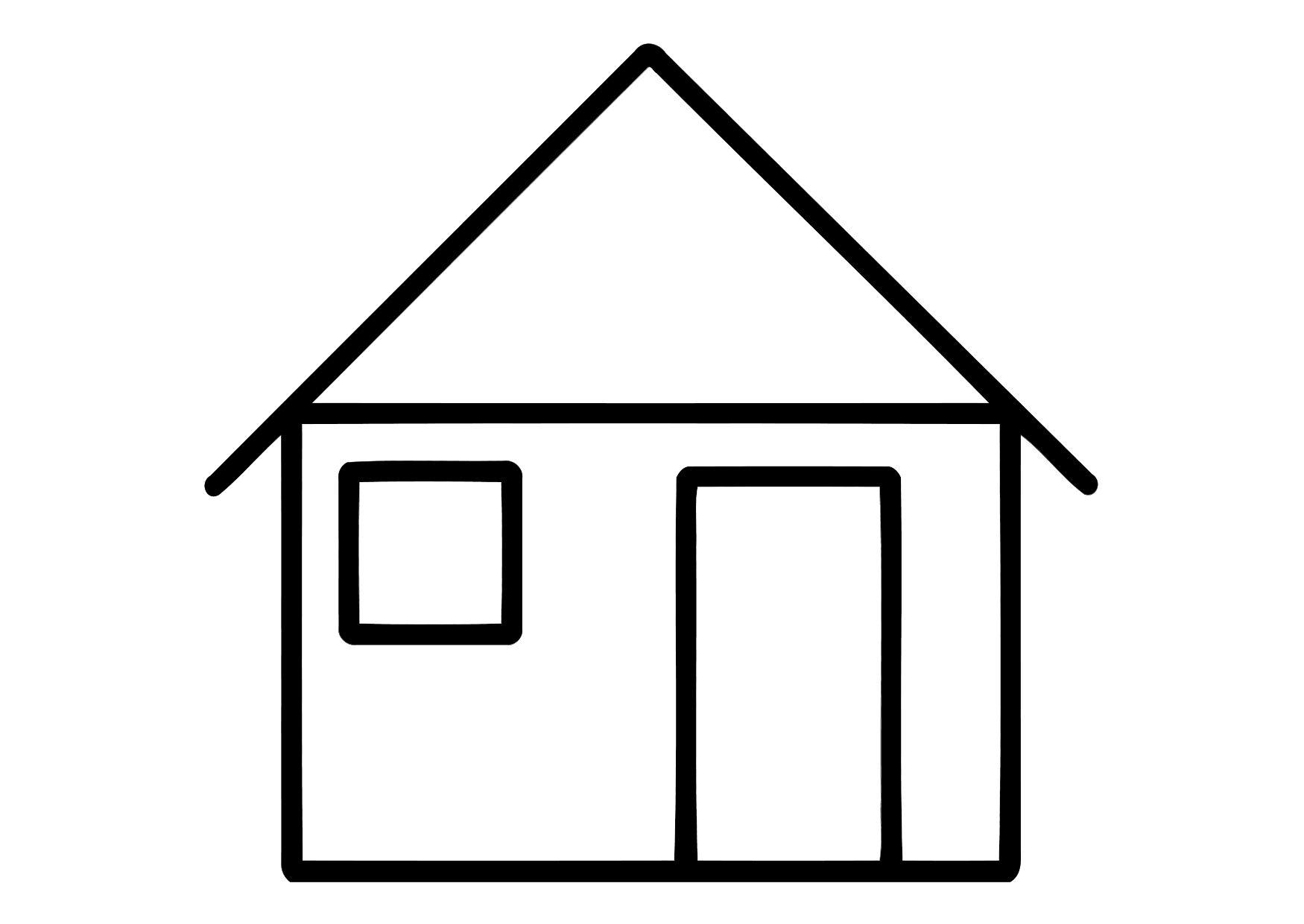 Download Coloring Page house - free printable coloring pages - Img 11324