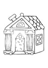 Coloring page house