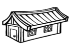 Coloring pages house