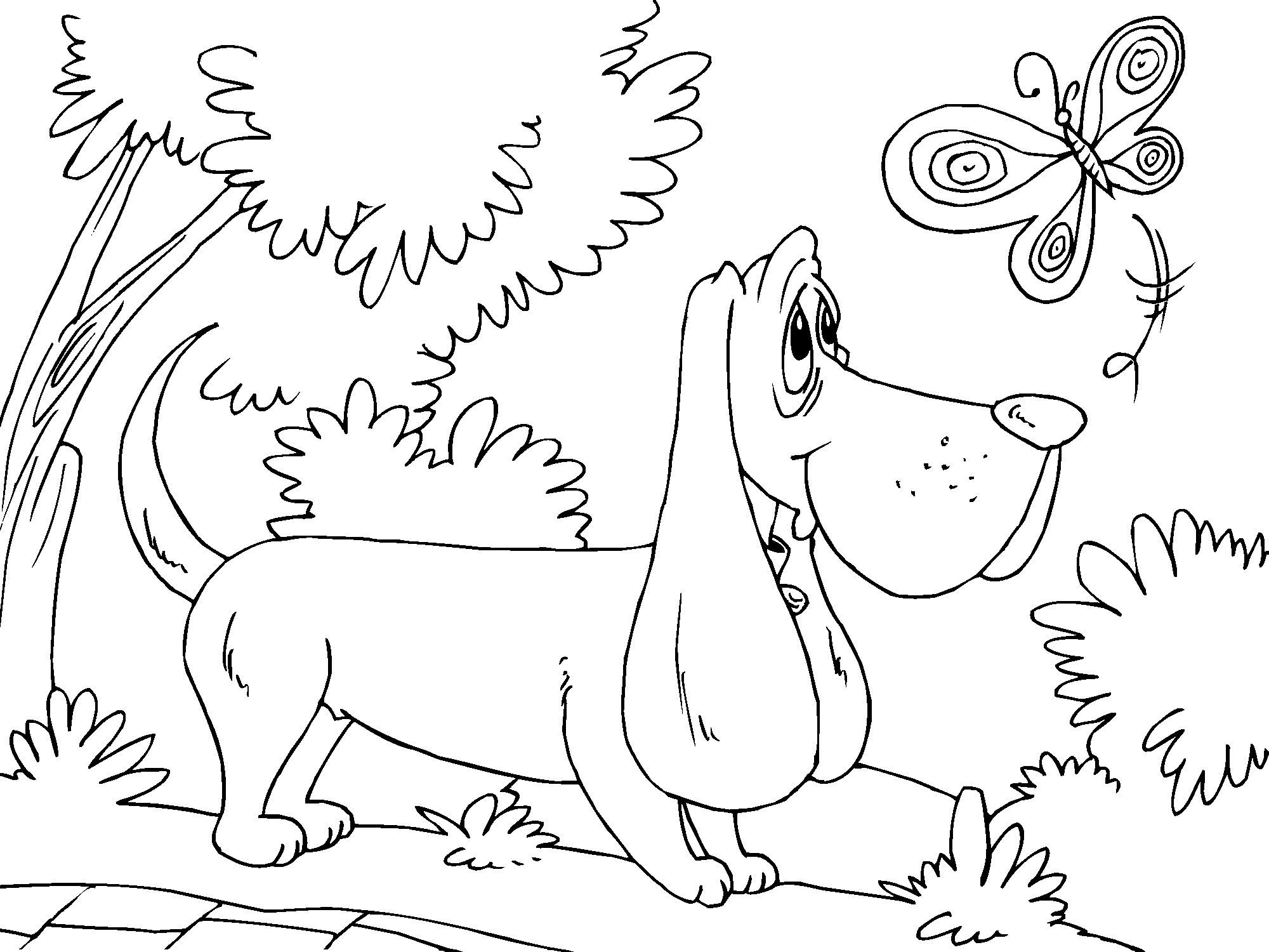 Hunting Animals Coloring Pages