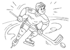 Coloring pages ice hockey