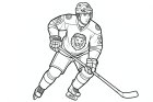 coloring-page ice hockey