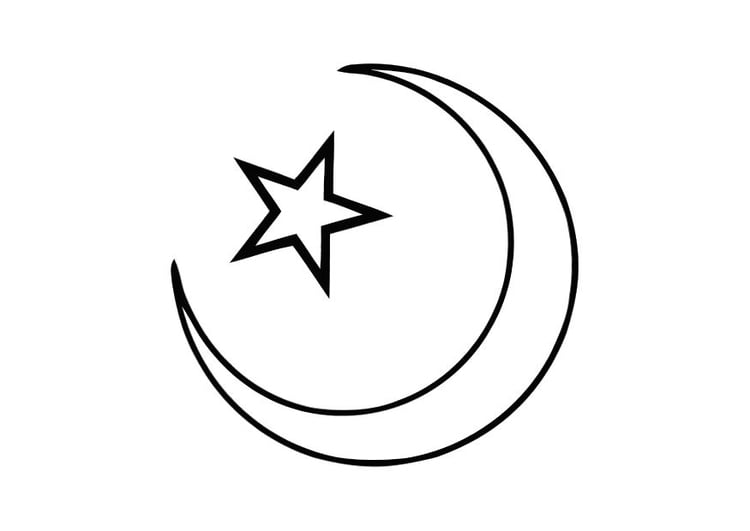 Coloring page Islam