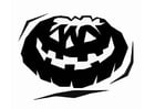 Coloring pages jack-o-lantern