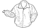 Coloring page jacket