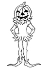 Coloring page jackolantern