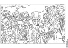 Coloring pages James Ensor