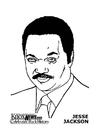 Coloring pages Jesse Jackson