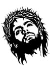 Coloring page Jesus