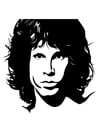Coloring page Jim Morrison