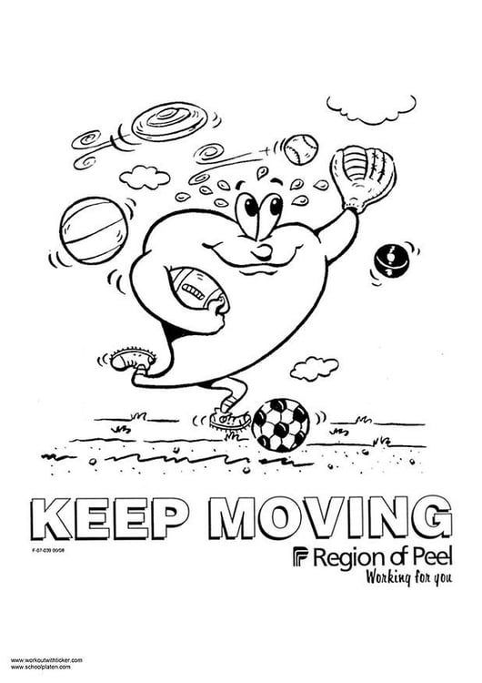 Coloring page keep moving