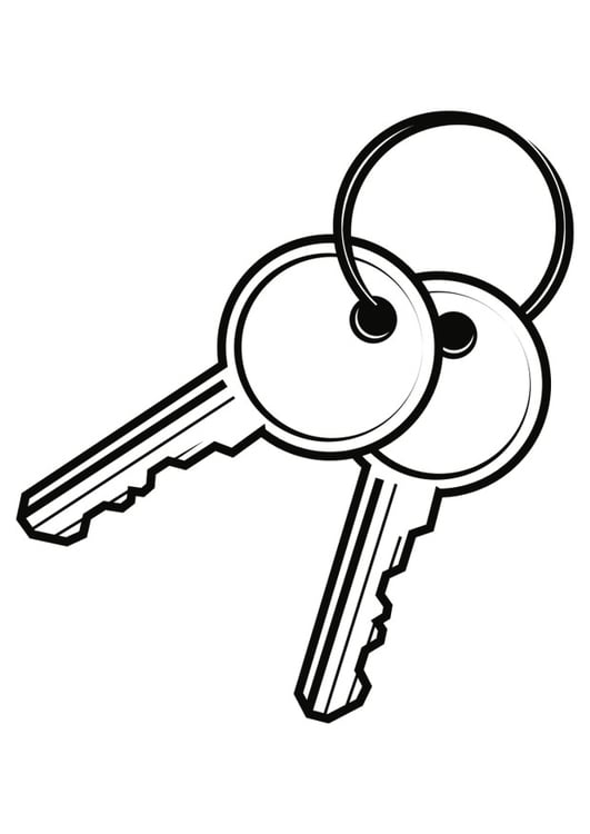 Coloring page Keys